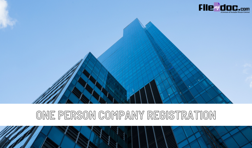 One Person Company Registration